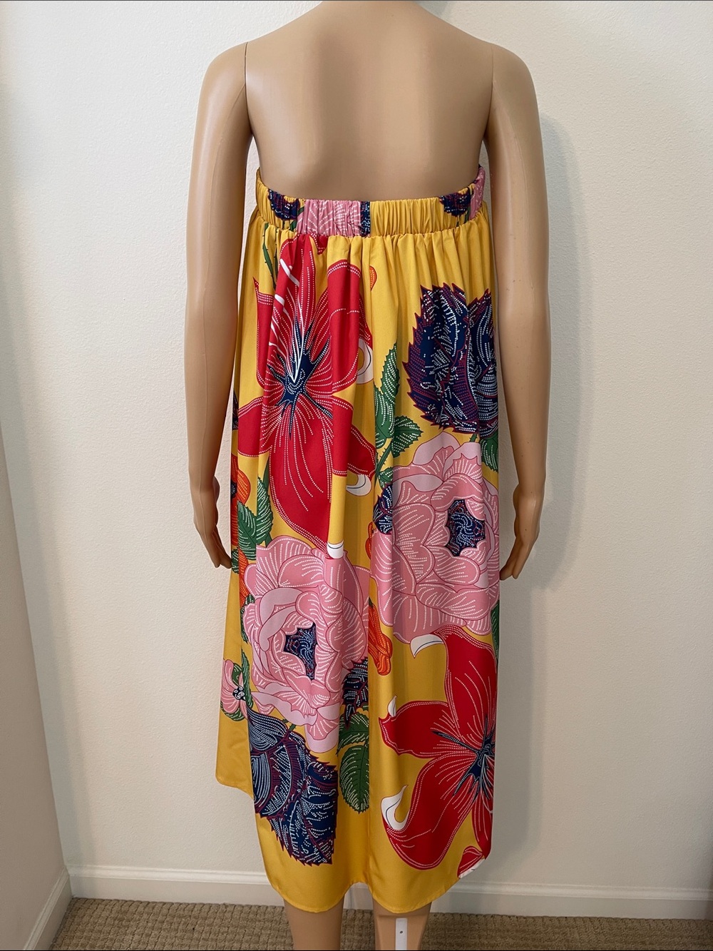NWOT Vibrant Floral Maxi Skirt with Pockets - Picture 11 of 16